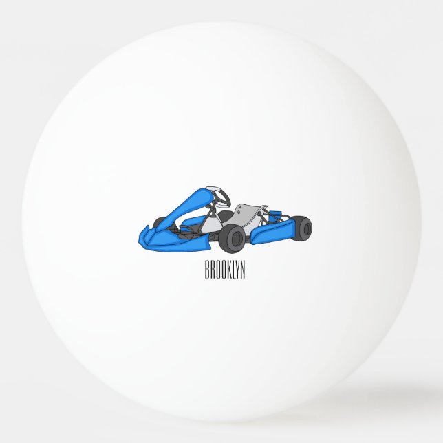 Tecknad av Kart-tävla Pingisboll (Framsidan)