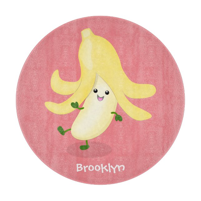 Tecknad av kawaii-bananer (Framsidan)