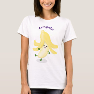 Tecknad av kawaii-bananer t shirt
