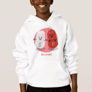 Tecknad av kawaii-salt och pepparskakare t shirt