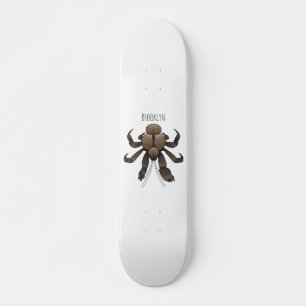 Tecknad av kokokoskrabba mini skateboard bräda 18,5 cm