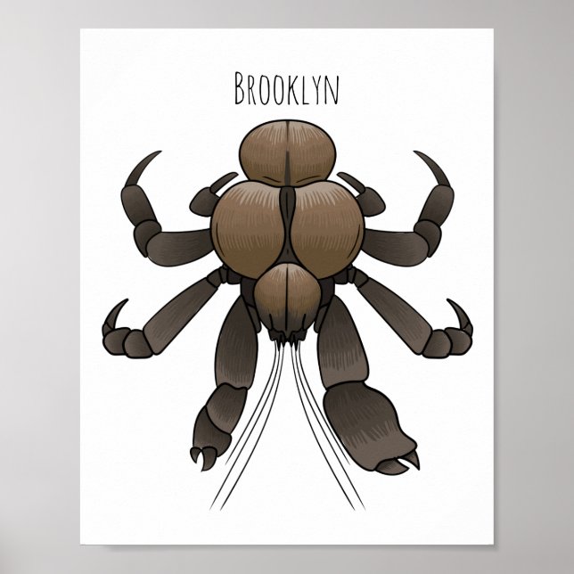Tecknad av kokokoskrabba poster (Framsidan)