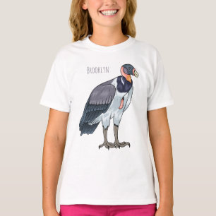 tecknad av kung vulture-fågel t shirt