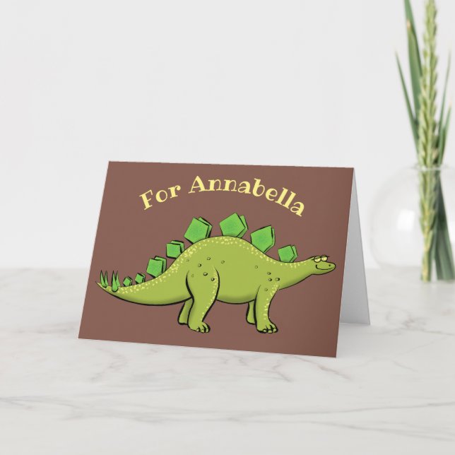 tecknad av legosaurus dinosaur kort (Framsida)