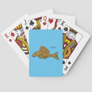 Tecknad av leksaksfisk casinokort