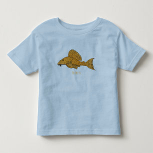 Tecknad av leksaksfisk t shirt