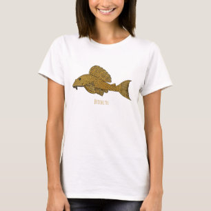 Tecknad av leksaksfisk t shirt