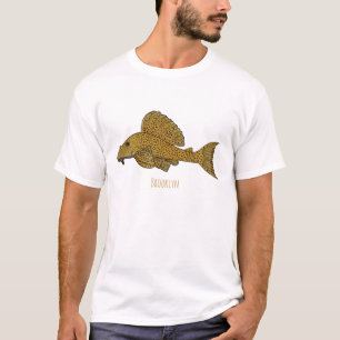Tecknad av leksaksfisk t shirt