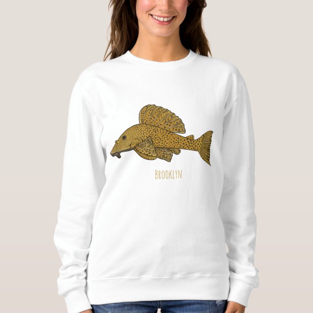 Tecknad av leksaksfisk t shirt (Framsida)