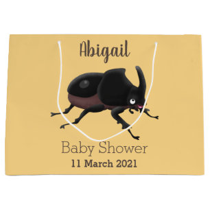 Tecknad av ljus av rhinoceros-skalbaggar