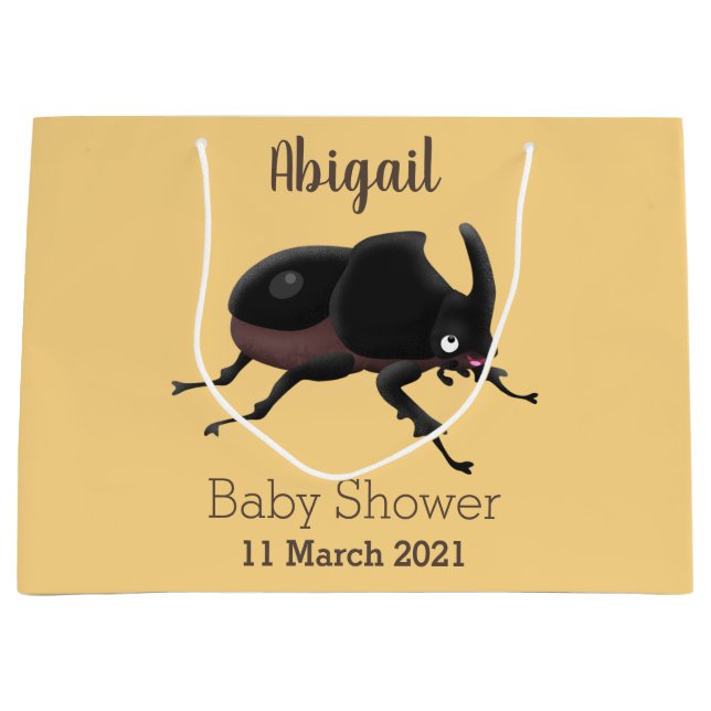 Tecknad av ljus av rhinoceros-skalbaggar (Framsidan)