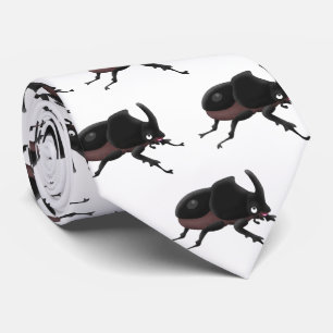 Tecknad av ljus av rhinoceros-skalbaggar slips