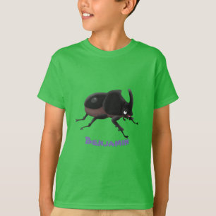 Tecknad av ljus av rhinoceros-skalbaggar t shirt