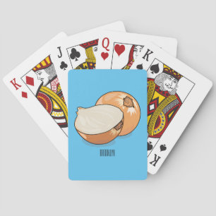 Tecknad av lök casinokort