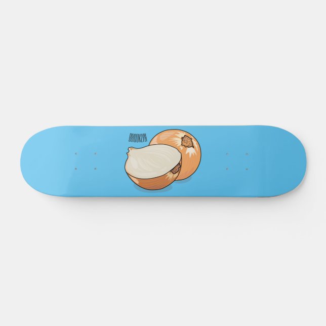 Tecknad av lök mini skateboard bräda 18,5 cm (Horz)