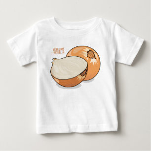 Tecknad av lök t shirt