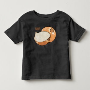 Tecknad av lök t shirt