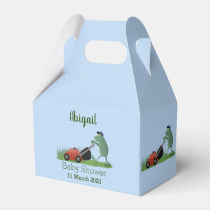 tecknad av luddig grönt presentaskar