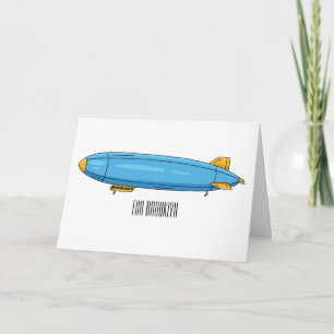 Tecknad av luftfartyg kort