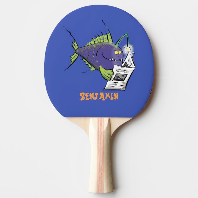 Tecknad av lusern pingisracket (Framsidan)