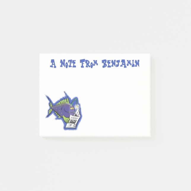 Tecknad av lusern post-it block (Framsida)