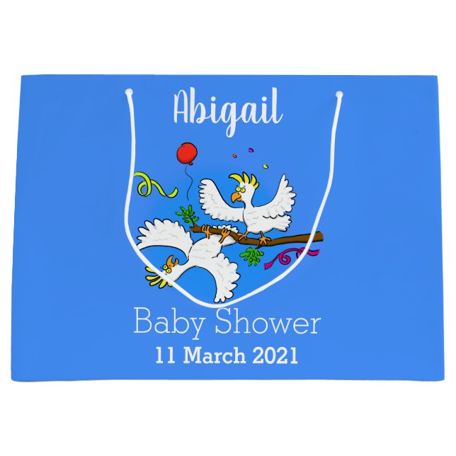 Tecknad av lustiga cockatofåglar (Framsidan)