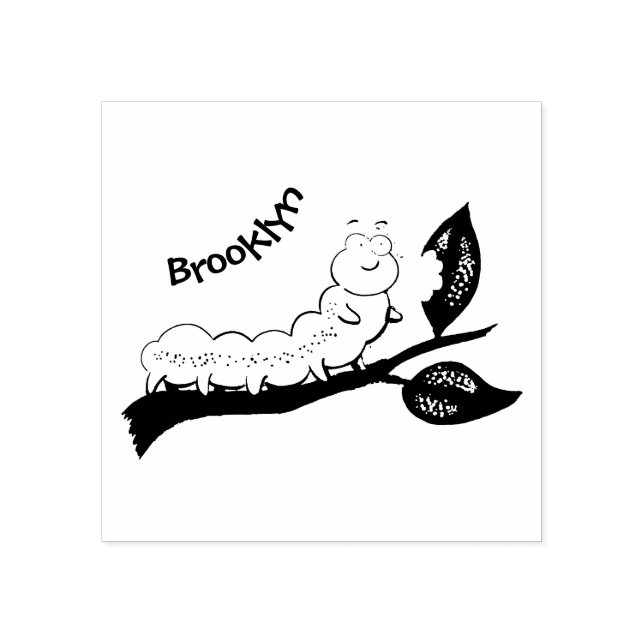 tecknad av lycklig söt grönt-vattenpelare för  stämpel (Tryck)