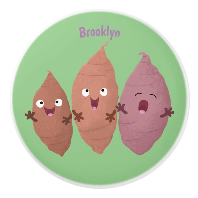 Tecknad av matpotatis, matpotatis knopp (Framsidan)