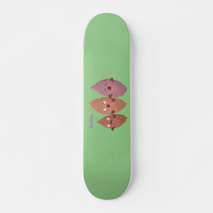 Tecknad av matpotatis, matpotatis mini skateboard bräda 18,5 cm