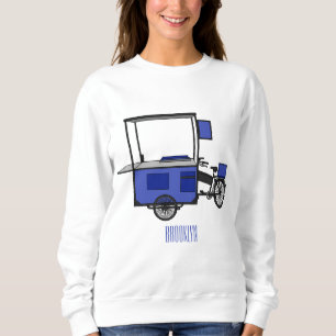 Tecknad av matvagn t shirt