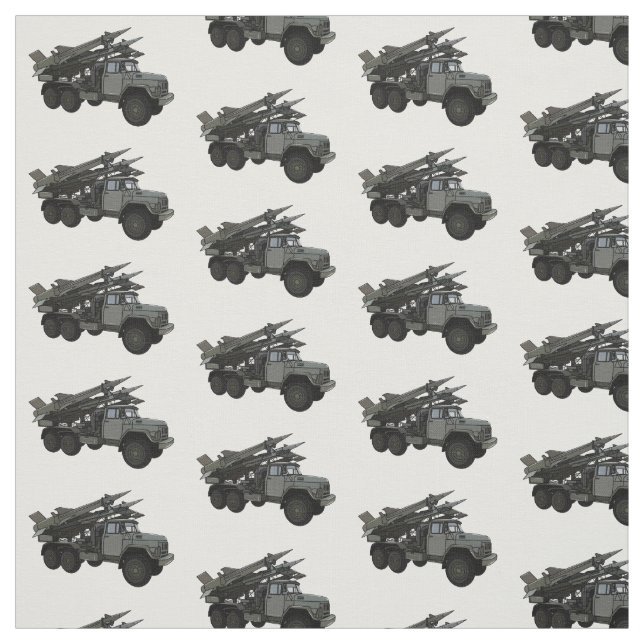 Tecknad av missile fordon tyg (Provkarta)
