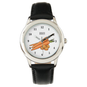 Tecknad av morot armbandsur