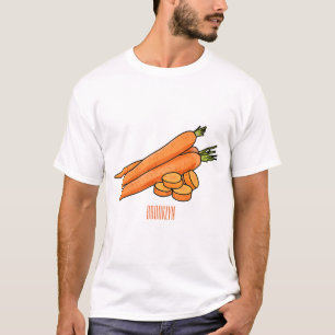 Tecknad av morot t shirt