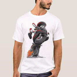 tecknad av motorcykel för sportcykel t shirt