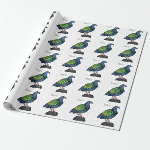 Tecknad av Nicobar duva Presentpapper