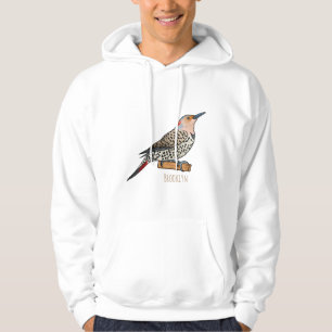 Tecknad av nordflimmer hoodie