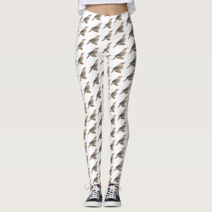 Tecknad av nordflimmer leggings