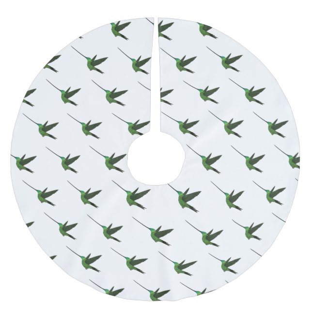 Tecknad av ormnäbbad flingfågel julgransmatta borstad polyester (Framsidan)