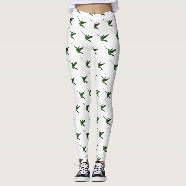 Tecknad av ormnäbbad flingfågel leggings (Framsida)