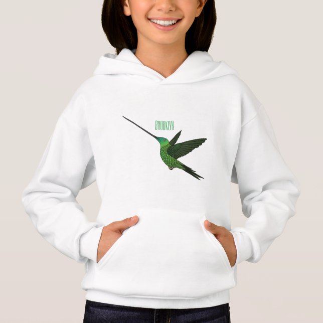 Tecknad av ormnäbbad flingfågel t shirt (Framsida)