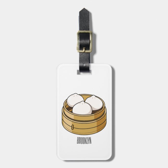 Tecknad av oskärpa bagagebricka (Vertikal Framsida)