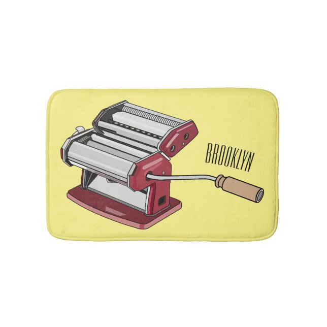 Tecknad av Pasta-tillverkare Badrumsmatta (Framsidan)