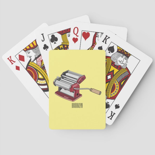 Tecknad av Pasta-tillverkare Casinokort (Baksidan)