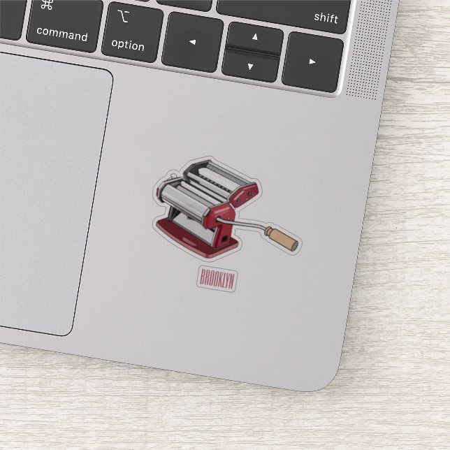 Tecknad av Pasta-tillverkare Klistermärken (Detalj)