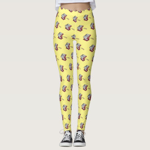 Tecknad av Pasta-tillverkare Leggings