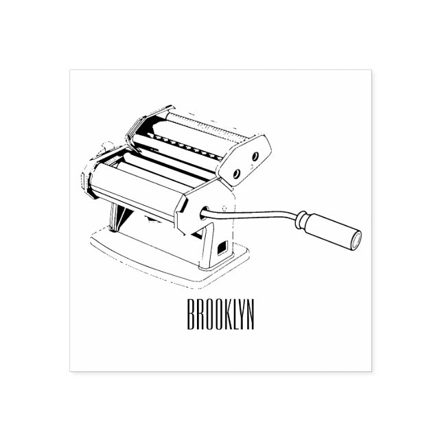 Tecknad av Pasta-tillverkare Stämpel (Tryck)