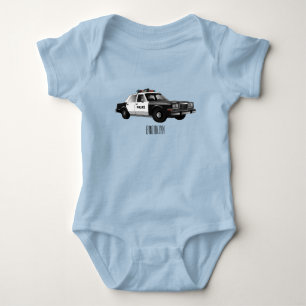 Tecknad av polisbil t shirt