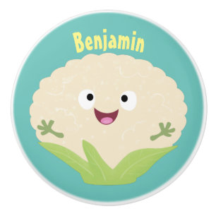 Tecknad av potatis av blomkål lycklig knopp