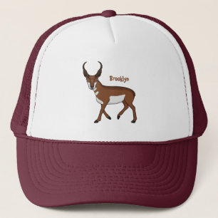 Tecknad av Pronghorn antelope Keps
