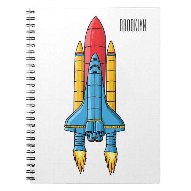Tecknad av raketfraktens  anteckningsbok (Framsidan)